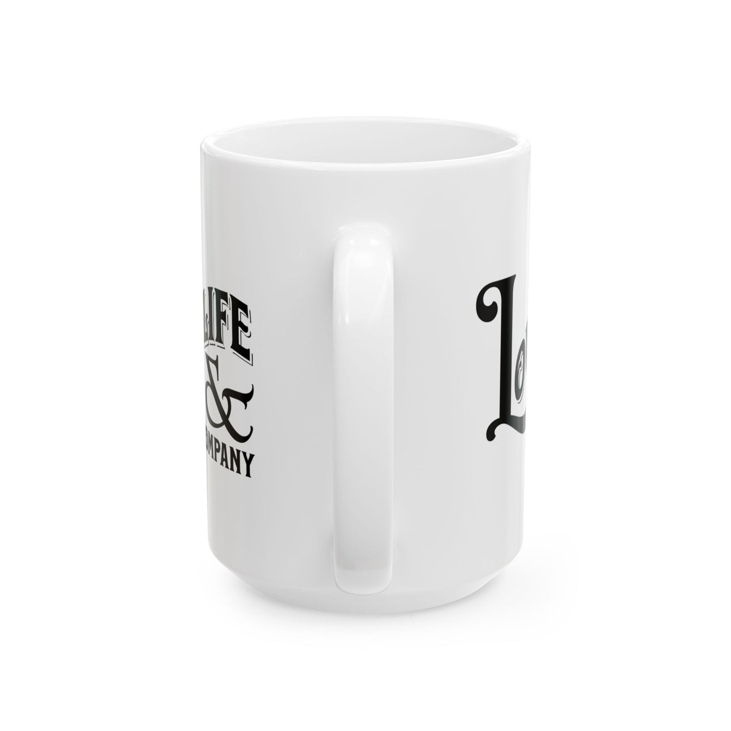 Low Life & Company coffee mug.