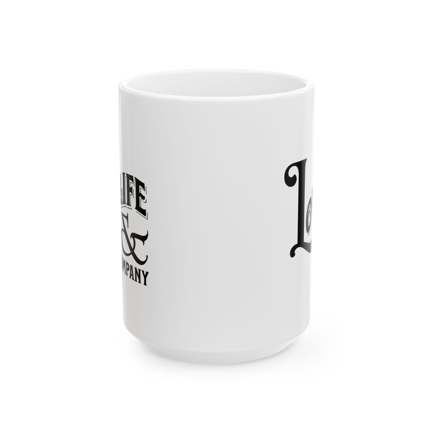 Low Life & Company coffee mug.