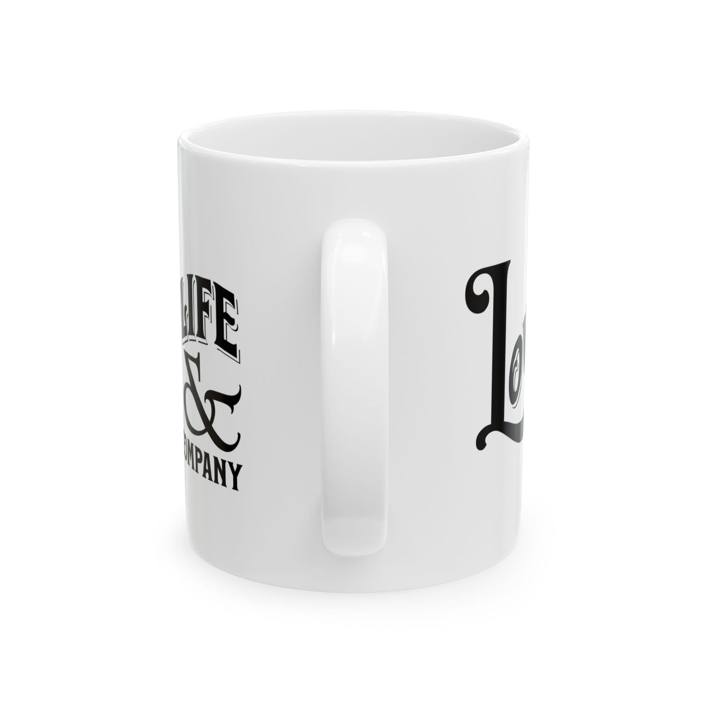 Low Life & Company coffee mug.