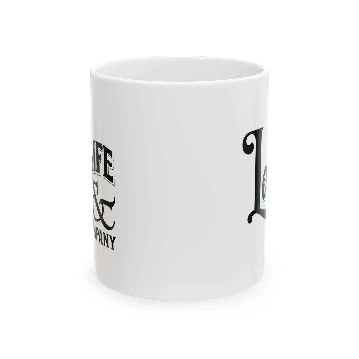 Low Life & Company coffee mug.